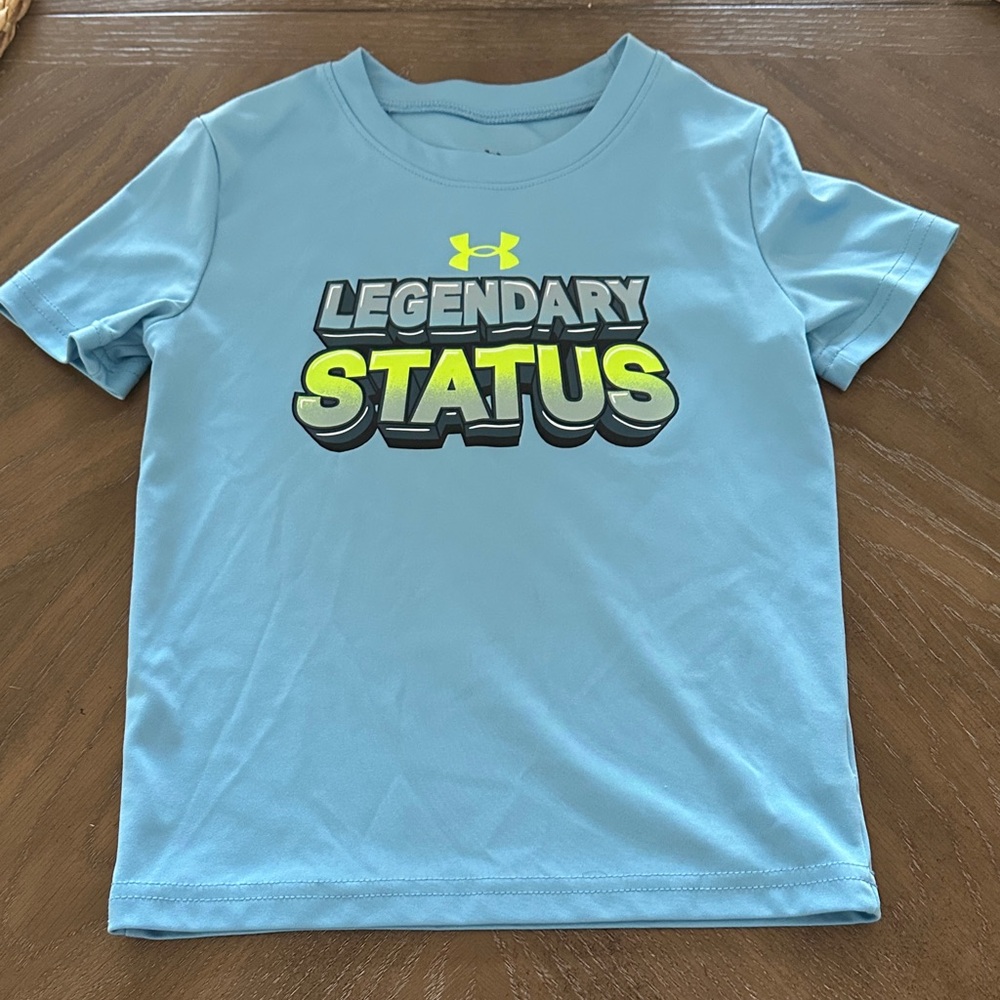 Under Armour Kids Light Blue 'Legendary Status' Tee
